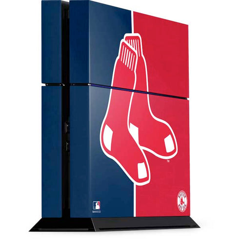 MLB Boston Red Sox Split PS4 Console Skin