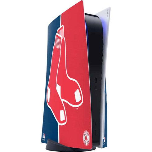 MLB Boston Red Sox Split PS5 Console Skin