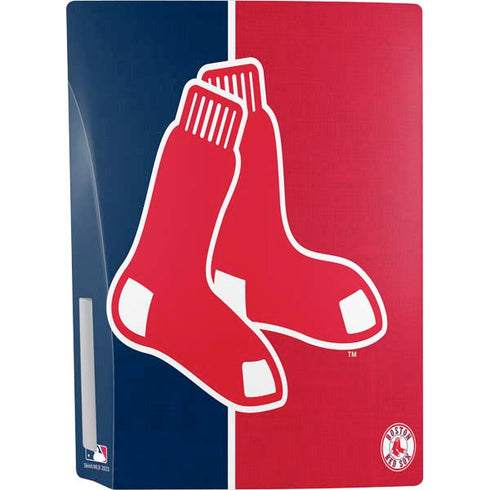 MLB Boston Red Sox Split PS5 Console Skin