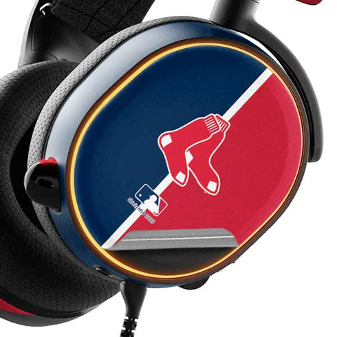 MLB Boston Red Sox Split SteelSeries Arctis 3 Skin