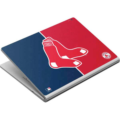 MLB Boston Red Sox Split Surface Book Skin