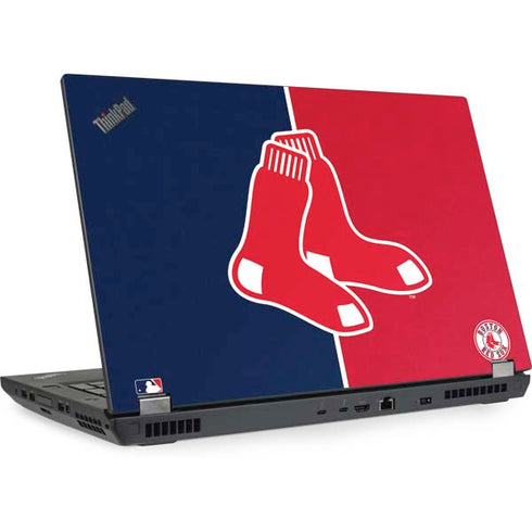 MLB Boston Red Sox Split Lenovo ThinkPad Skin