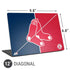MLB Boston Red Sox Split Universal Laptop 12in (9.8 x 6.8in) Skin