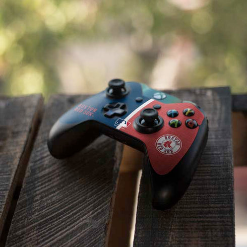 MLB Boston Red Sox Split Xbox One Controller Skin