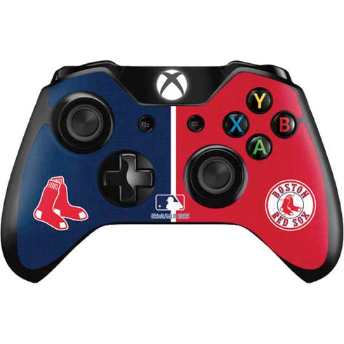 MLB Boston Red Sox Split Xbox One Controller Skin