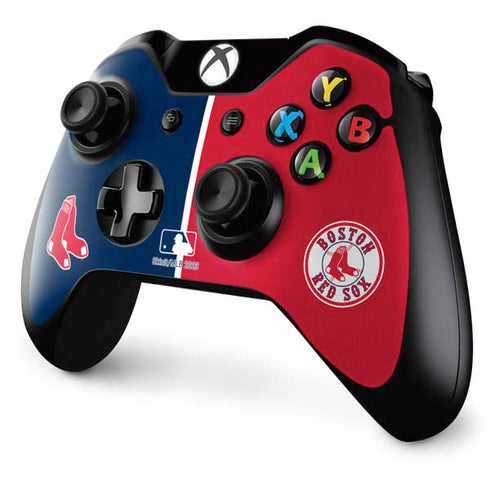 MLB Boston Red Sox Split Xbox One Controller Skin