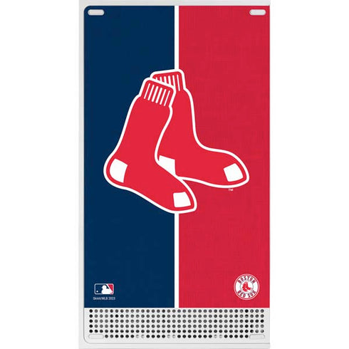 MLB Boston Red Sox Split Xbox Series S Console Skin