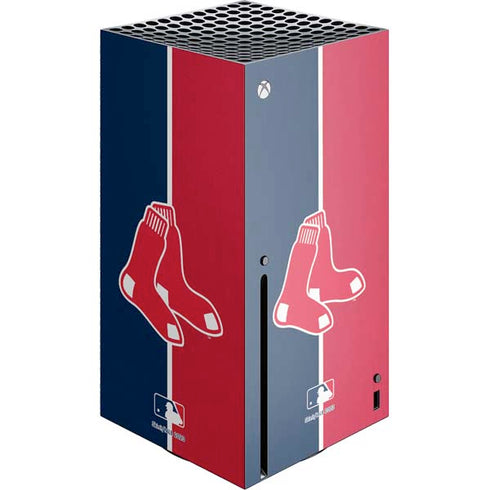 MLB Boston Red Sox Split Xbox Series X Console Skin