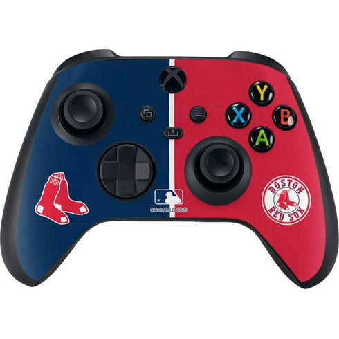 MLB Boston Red Sox Split Xbox Series X Controller Skin