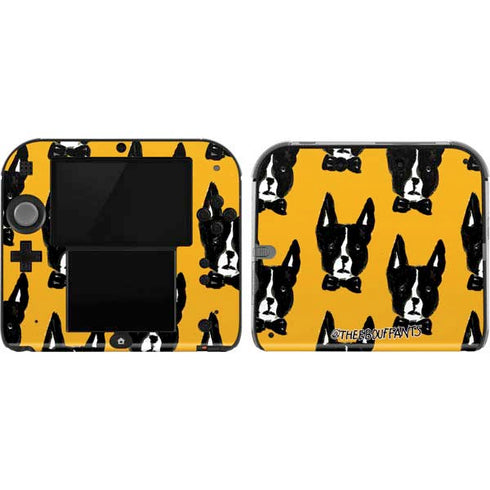 Bouffants and Broken Hearts Boston Terrier Nintendo 2DS Skin