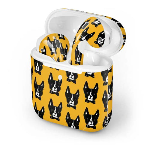 Bouffants and Broken Hearts Boston Terrier Apple AirPods 2 Skin