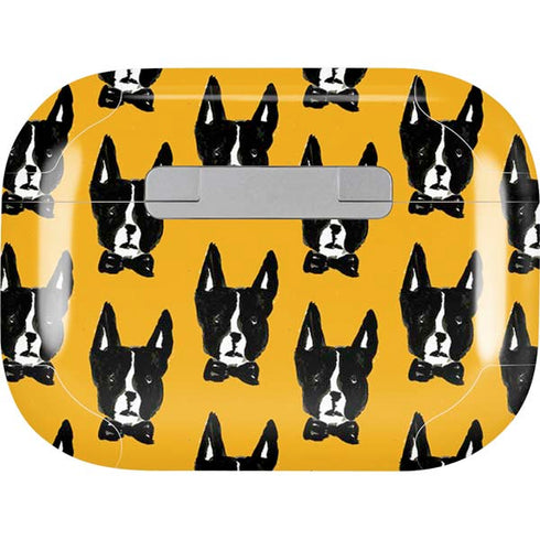 Bouffants and Broken Hearts Boston Terrier Apple AirPods Pro Skin