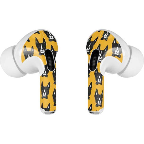 Bouffants and Broken Hearts Boston Terrier Apple AirPods Pro Skin