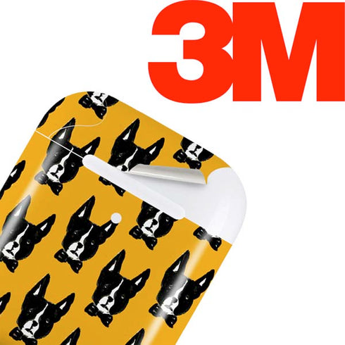 Bouffants and Broken Hearts Boston Terrier Apple AirPods Skin