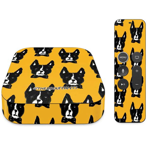 Bouffants and Broken Hearts Boston Terrier Apple TV Skin