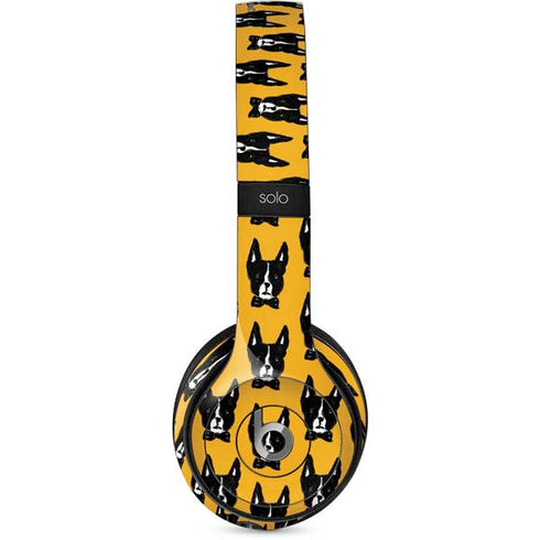 Bouffants and Broken Hearts Boston Terrier Beats Solo 2 Wired Skin