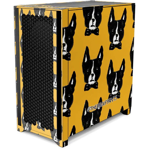 Bouffants and Broken Hearts Boston Terrier Corsair 4000D Tempered Glass Mid-Tower ATX Case Skin