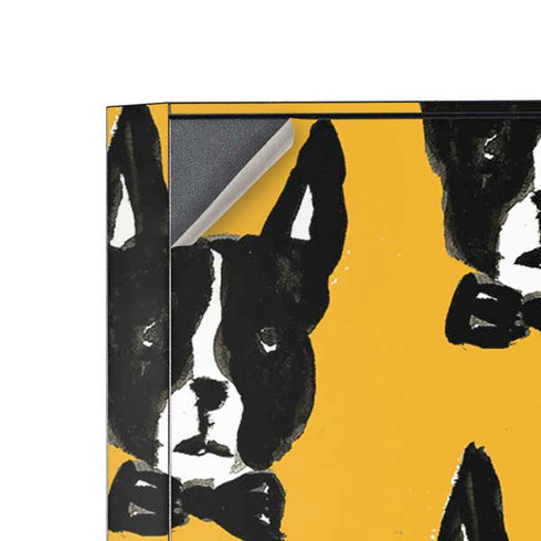 Bouffants and Broken Hearts Boston Terrier Corsair 4000D Tempered Glass Mid-Tower ATX Case Skin