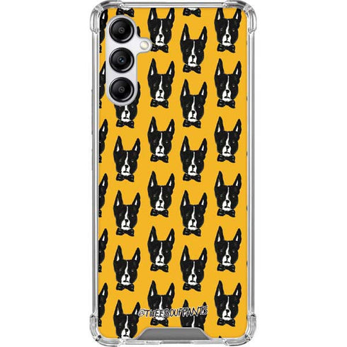 Bouffants and Broken Hearts Boston Terrier Galaxy A14 5G Clear Case