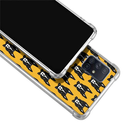 Bouffants and Broken Hearts Boston Terrier Galaxy A71 5G Clear Case