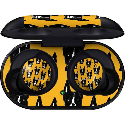 Bouffants and Broken Hearts Boston Terrier Galaxy Buds Skin