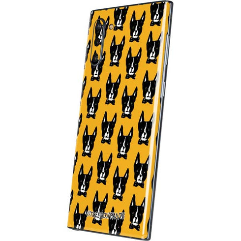 Bouffants and Broken Hearts Boston Terrier Galaxy Note 10 Skin