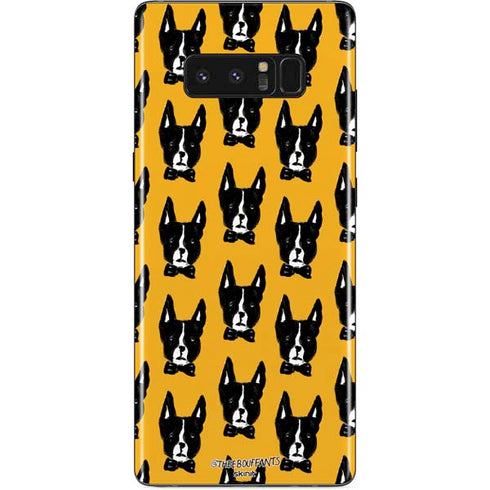 Bouffants and Broken Hearts Boston Terrier Galaxy Note 8 Skin