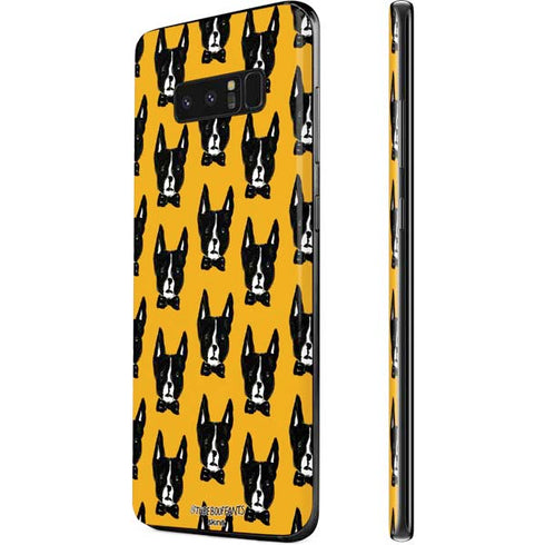 Bouffants and Broken Hearts Boston Terrier Galaxy Note 8 Skin