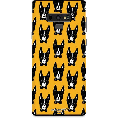 Bouffants and Broken Hearts Boston Terrier Galaxy Note 9 Skin
