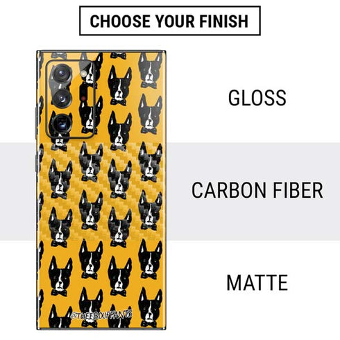 Bouffants and Broken Hearts Boston Terrier Galaxy Note20 Ultra 5G Skin