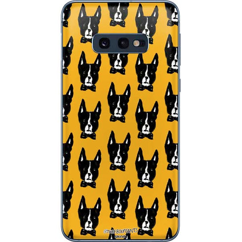 Bouffants and Broken Hearts Boston Terrier Galaxy S10e Skin