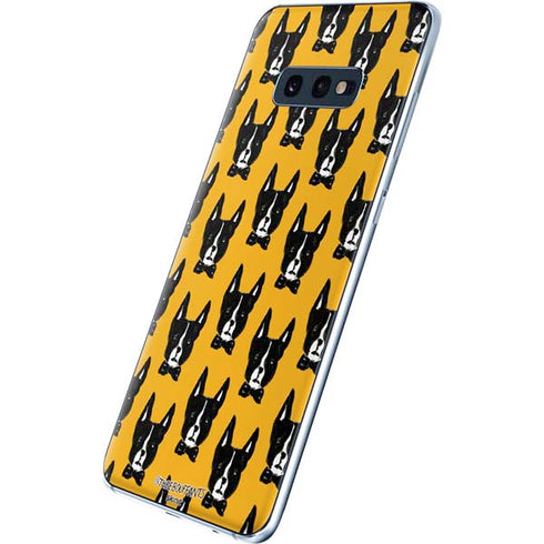 Bouffants and Broken Hearts Boston Terrier Galaxy S10e Skin
