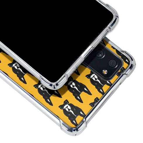 Bouffants and Broken Hearts Boston Terrier Galaxy S20 FE Clear Case