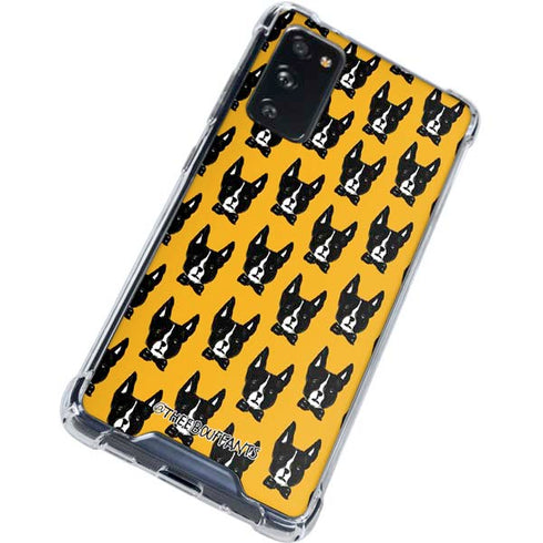 Bouffants and Broken Hearts Boston Terrier Galaxy S20 FE Clear Case