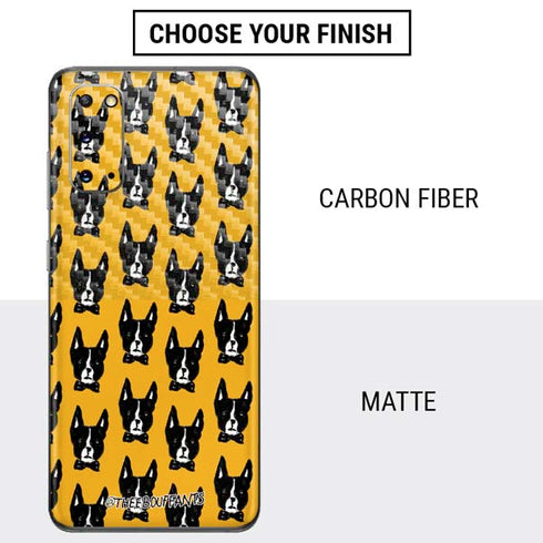 Bouffants and Broken Hearts Boston Terrier Galaxy S20 Skin