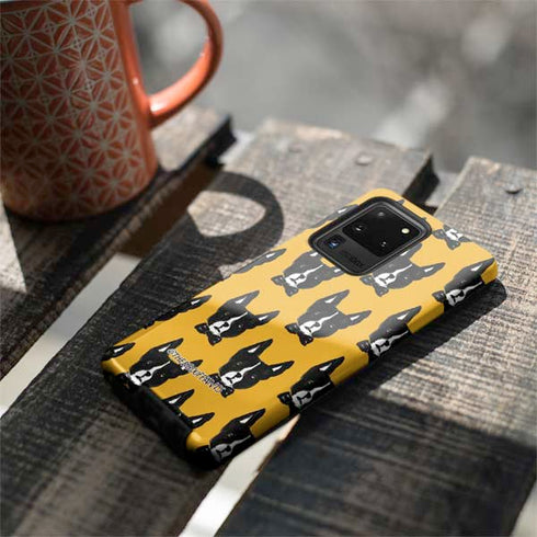 Bouffants and Broken Hearts Boston Terrier Galaxy S20 Ultra 5G Pro Case