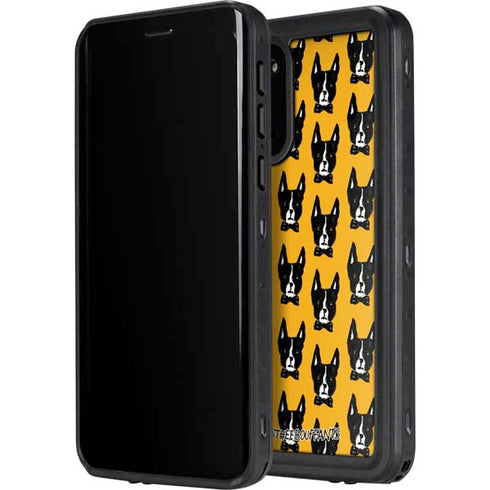 Bouffants and Broken Hearts Boston Terrier Galaxy S20 Waterproof Case