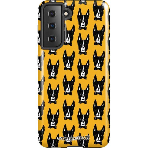 Bouffants and Broken Hearts Boston Terrier Galaxy S21 5G Pro Case