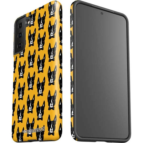 Bouffants and Broken Hearts Boston Terrier Galaxy S21 Plus 5G Pro Case