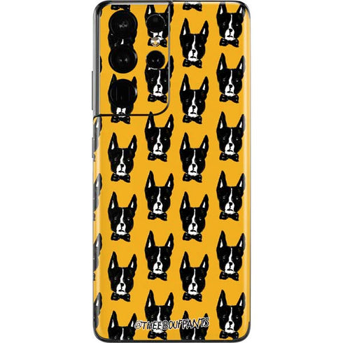 Bouffants and Broken Hearts Boston Terrier Galaxy S21 Ultra 5G Skin