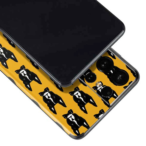 Bouffants and Broken Hearts Boston Terrier Galaxy S21 Ultra 5G Skin