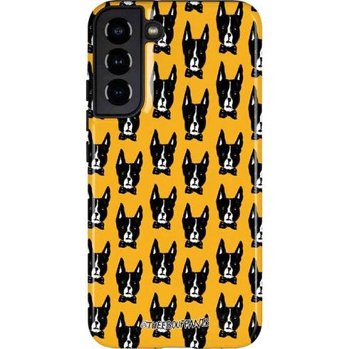 Bouffants and Broken Hearts Boston Terrier Galaxy S22 Plus Pro Case