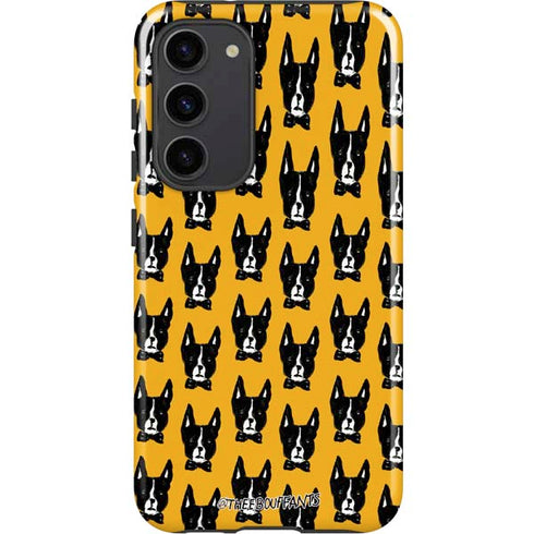 Bouffants and Broken Hearts Boston Terrier Galaxy S23 Plus Pro Case