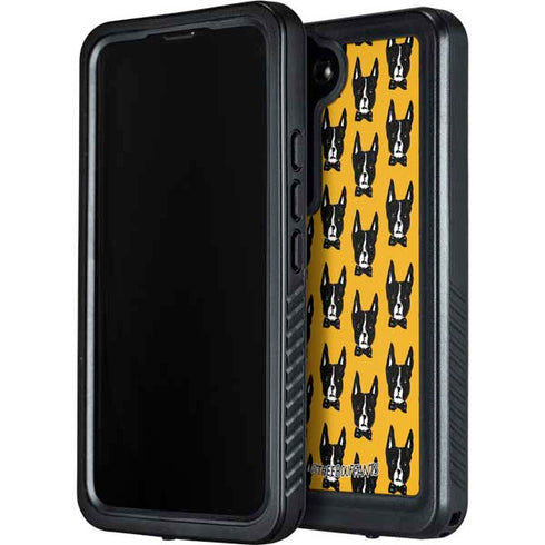 Bouffants and Broken Hearts Boston Terrier Galaxy S23 Plus Waterproof Case