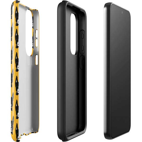 Bouffants and Broken Hearts Boston Terrier Galaxy S23 Pro Case