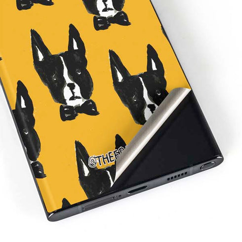 Bouffants and Broken Hearts Boston Terrier Galaxy S23 Ultra Skin