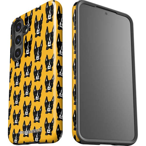 Bouffants and Broken Hearts Boston Terrier Galaxy S24 Impact Case