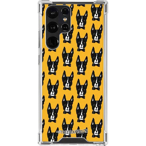 Bouffants and Broken Hearts Boston Terrier Galaxy S24 Ultra Clear Case