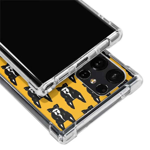Bouffants and Broken Hearts Boston Terrier Galaxy S24 Ultra Clear Case