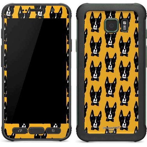Bouffants and Broken Hearts Boston Terrier Galaxy S7 Active Skin